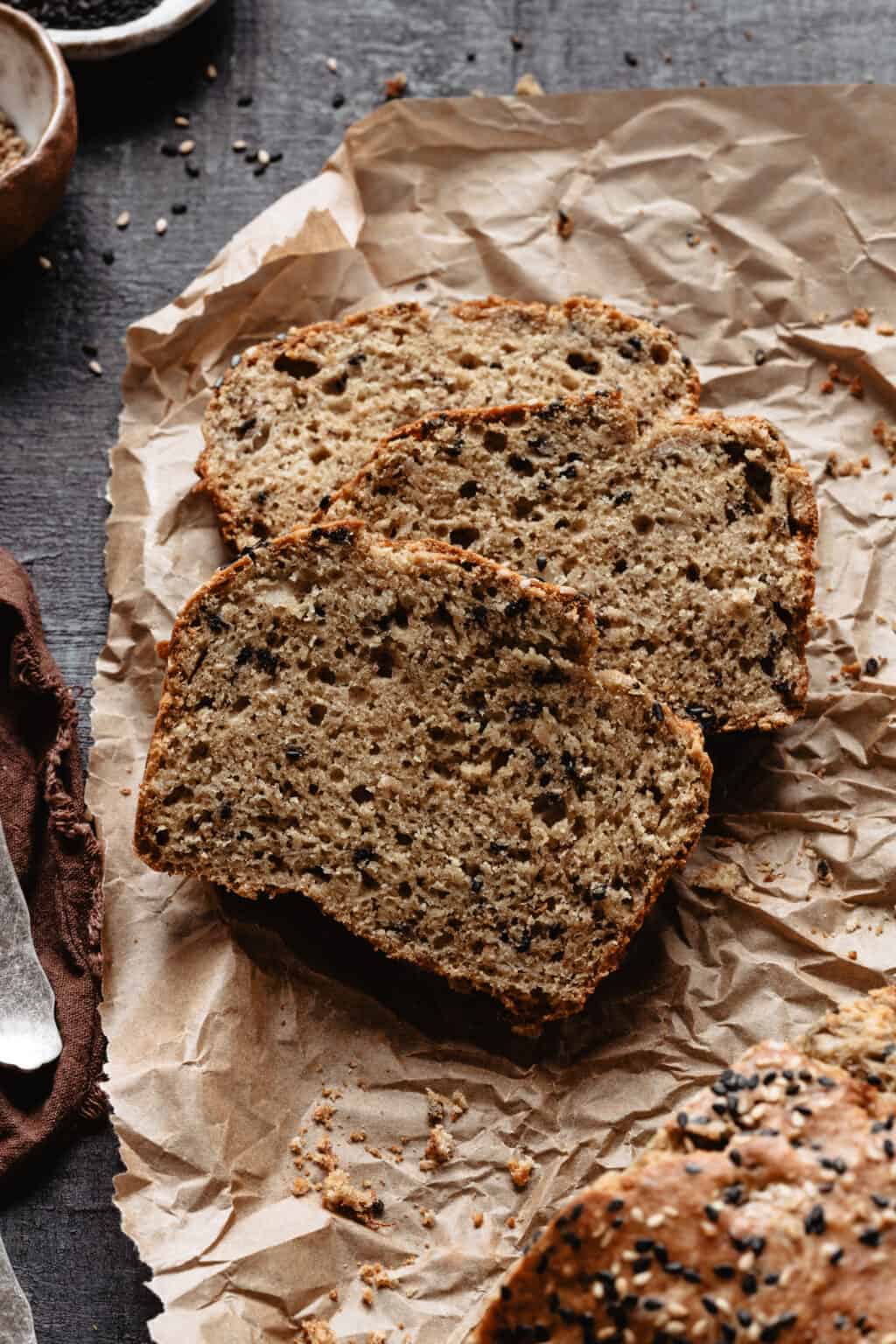 Sesame Tahini Banana Bread Kalejunkie