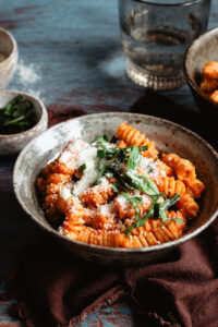 Restaurant Style Creamy Red Pepper Pasta