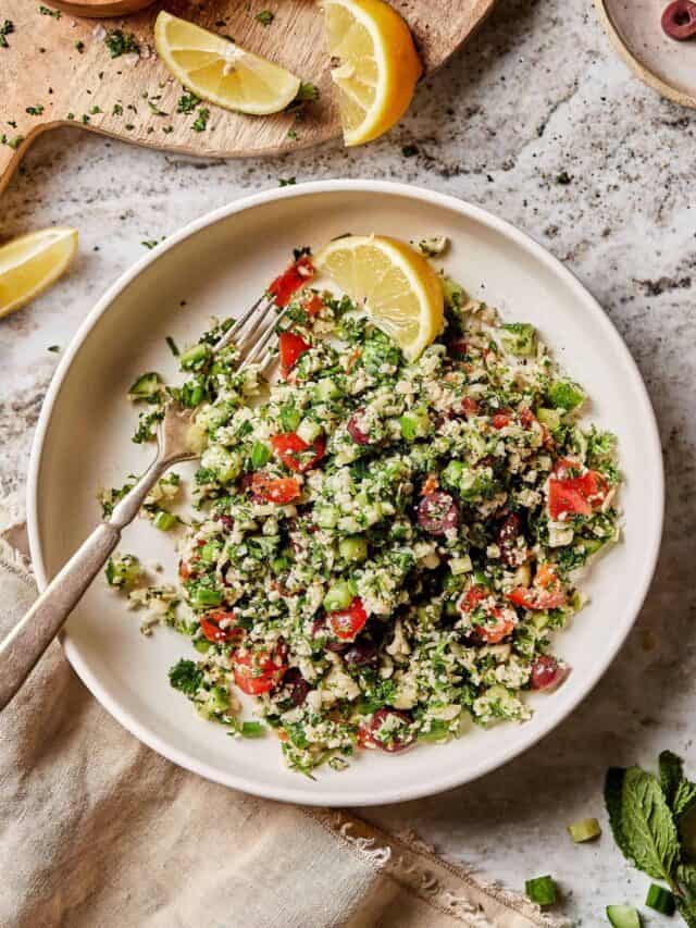Grain-Free Tabouleh Salad Story
