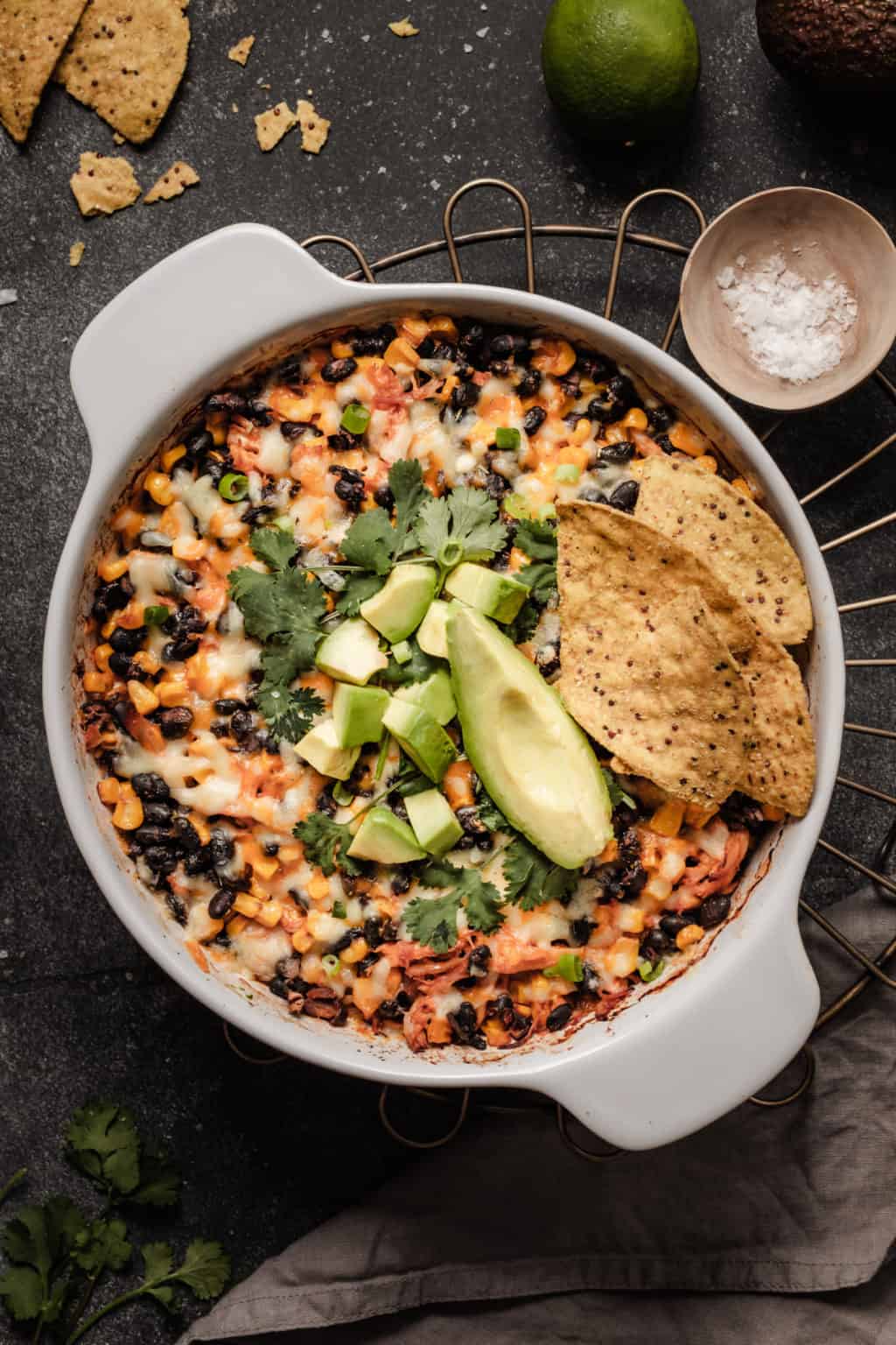 Comforting Chicken Burrito Casserole Kalejunkie