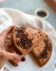 Vegan Tahini Cookie Cake