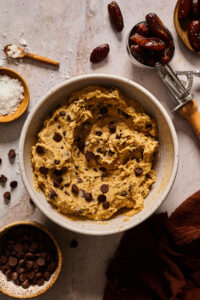 Healthy Salted Caramel Cookie Dough