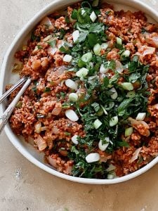 Armenian Bulgur Salad (Eech)