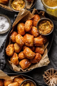 10 Minute Fluffy Air Fryer Pretzel Bites