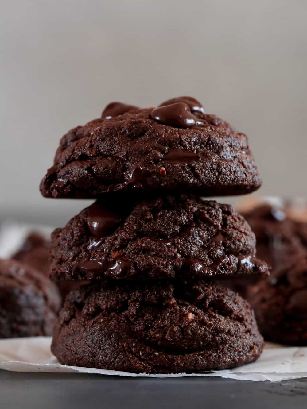 The Best Double Fudge Soft Baked Cookies Kalejunkie