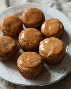 Almond Butter Cinnamon Muffins