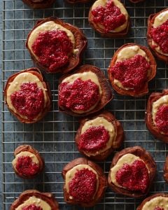 Mini Sweet Potato Toasts With Collagen Raspberry Jam