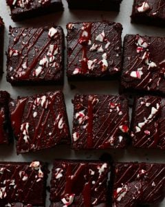 Paleo Peppermint Brownie Cake