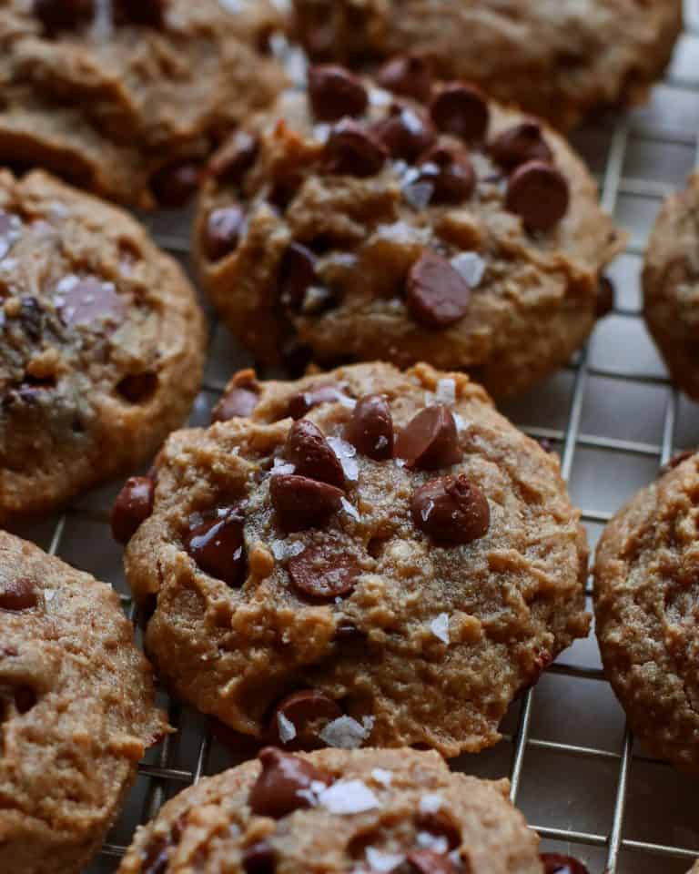 Gingerbread Tahini Chocolate Chip Cookies Kalejunkie