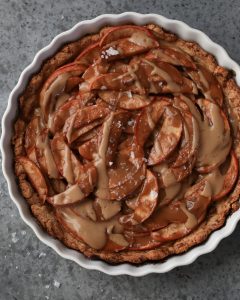 Paleo Sea Salt Caramel Apple Tart