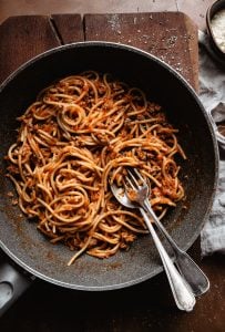 The Yummiest One Pot Spaghetti