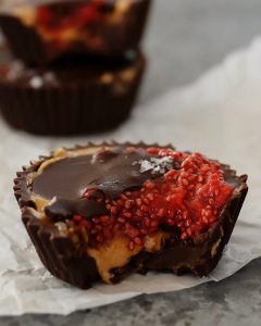 Peanut Butter Raspberry Jelly Cups