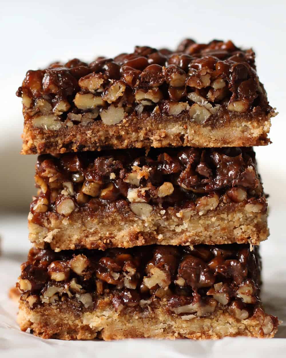 Pecan Chocolate Chip Shortbread Bars Kalejunkie