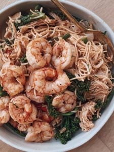 Broccoli Shrimp Ramen