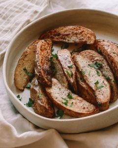 Crispy Lemony Potato Wedges