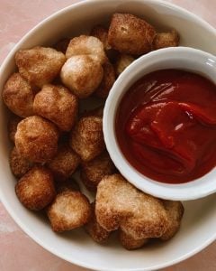 Air Fried Cauliflower Gnocchi