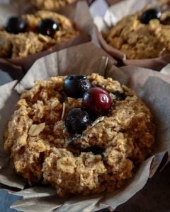 Blueberry Oatmeal Muffins