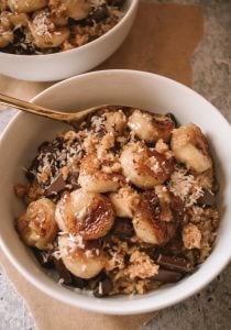 Salted Caramel Banana Oatmeal
