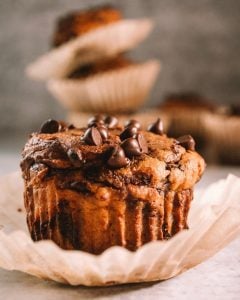 Tahini Sweet Potato Muffins