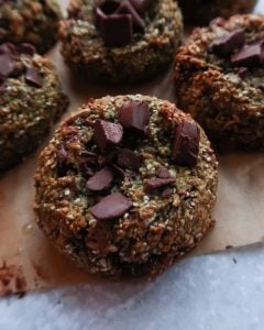 Seedy Chocolate Breakfast Cookies