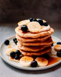 Vegan Oat Flour Pancakes