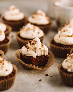 Carrot Cake Caramel Muffins