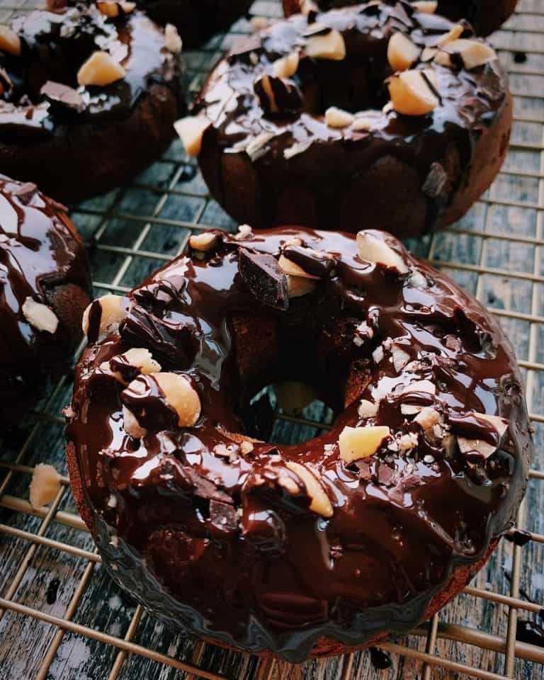 Banana Bread Chocolate Macadamia Donuts Kalejunkie