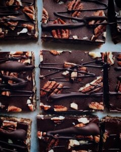 Raw Pecan Peanut Bars