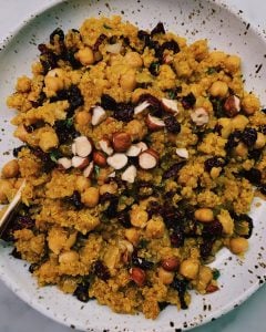 Tangy Turmeric Quinoa Salad