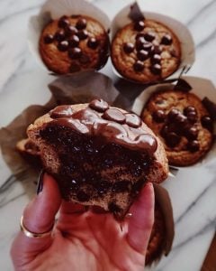 Gingerbread Chocolate Chip Muffins