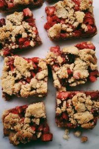 Strawberry Shortcake Crumble Bars