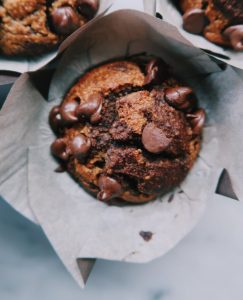 Marble Chocolate Banana Muffins