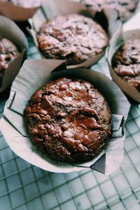 Cashew Chocolate Tahini Muffins