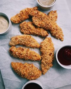 Cashew Crusted Chicken Tenders