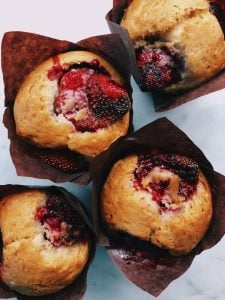 Strawberry Banana Muffins