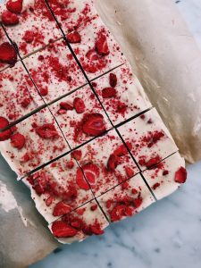 Sea Salt Strawberry Lemon bars