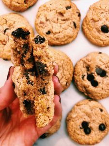 Paleo Chocolate Chip Hazelnut Cookies