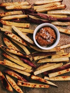 Japanese Sweet Potato Oven Fries