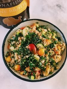 BONE BROTH QUINOA TABOULEH