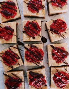 Paleo Raspberry Cheesecake Bars