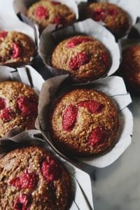 Raspberry Cornbread Muffins