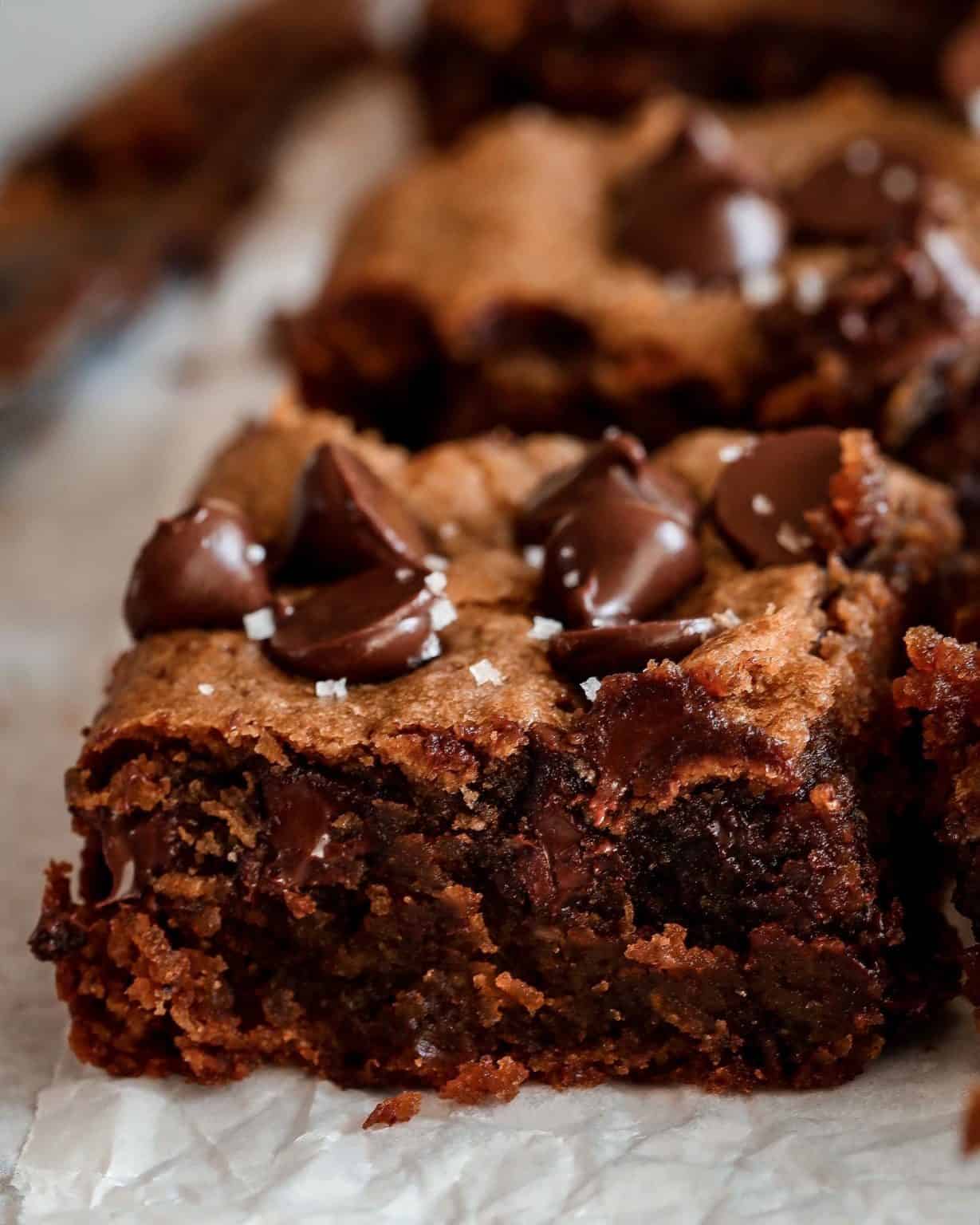 Chewy Peanut Butter Pumpkin Blondies Kalejunkie