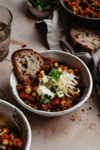 Locked & Loaded Healthy Chili