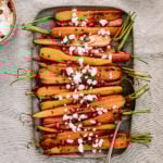 caramelized carrots with feta cheese | KALEJUNKIE