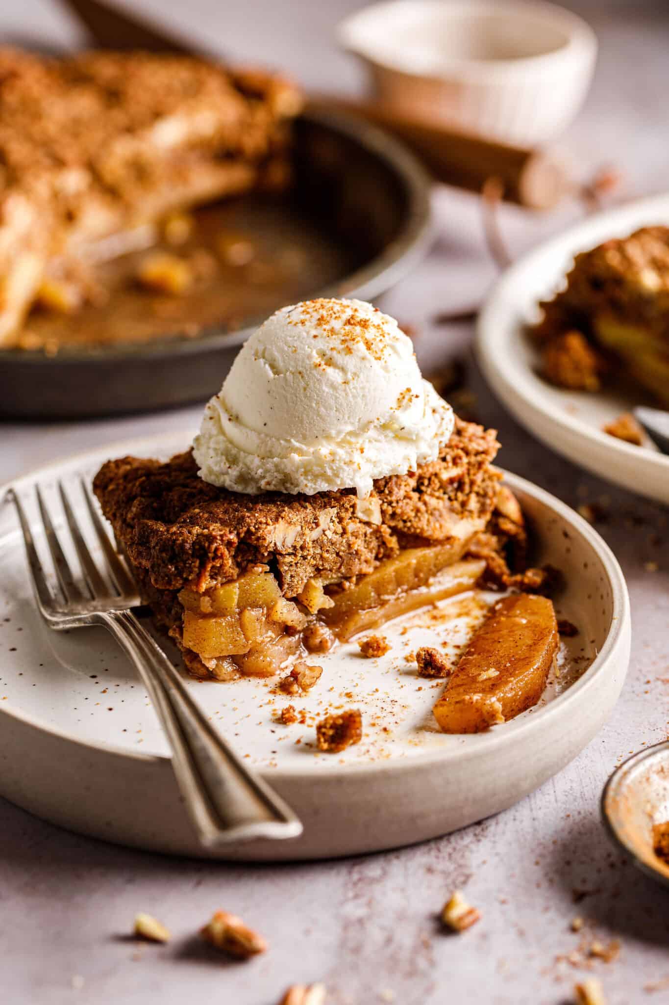 Deconstructed Healthy Apple Pie Kalejunkie