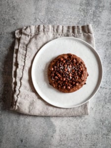 Giant Chocolate Chip Fudge Cookie