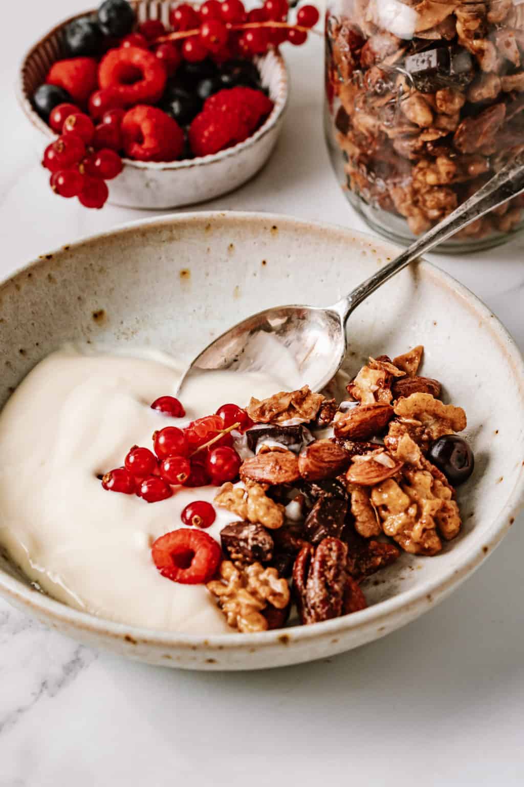 GrainFree Tahini Chocolate Chunk Granola Kalejunkie