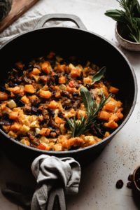 The Best Paleo Bacon Sausage Stuffing