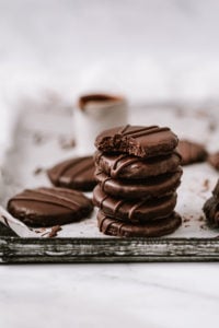 Paleo Thin Mint Fudge Cookies