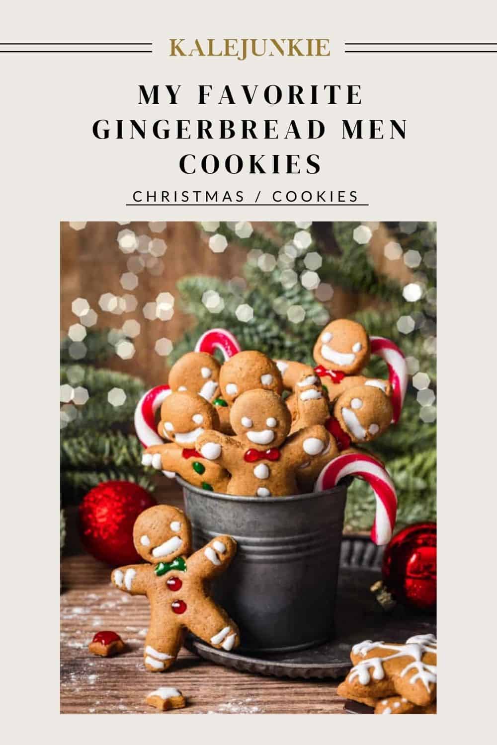 My Favorite Gingerbread Men Cookies Kalejunkie